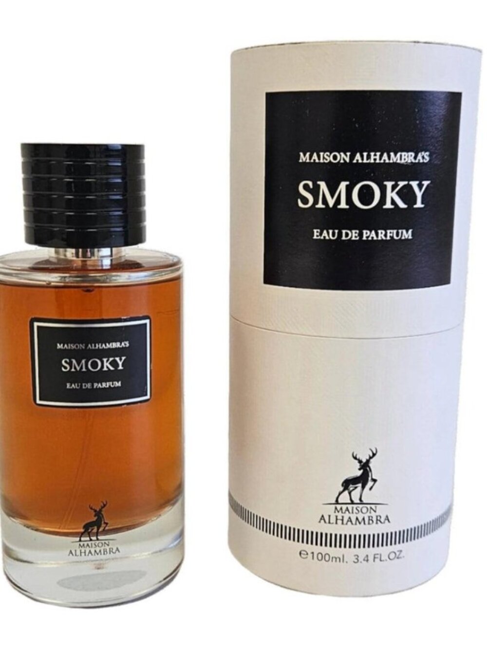 Maison Alhambra Smoky Eau De Parfum Spray for Unisex 3.4oz New Sealed Box $60